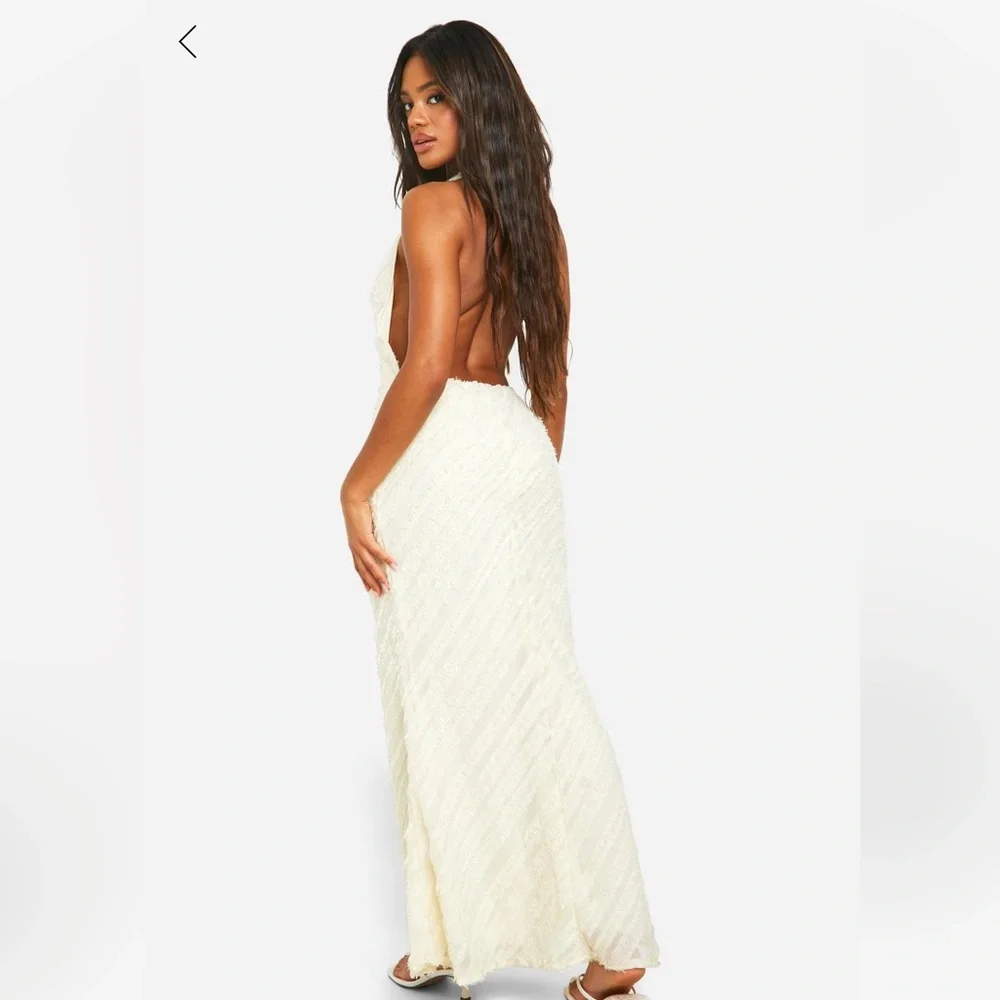 Cowl neck texture maxi dress - Picture 2 of 4